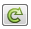 Button with a green circular arrow symbol
