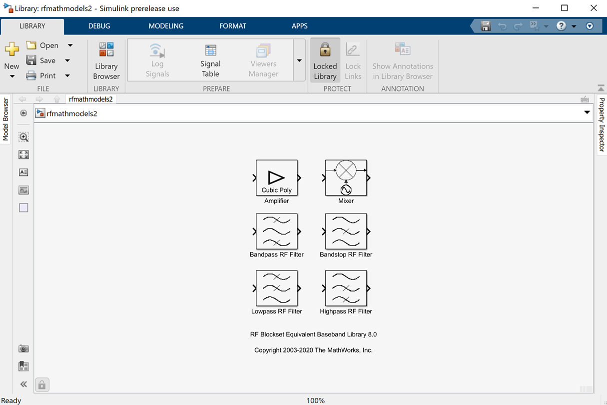 Idealized Baseband library