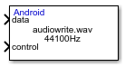 Audio File Write block