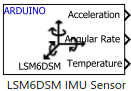 block icon for LSM6DSM IMU Sensor