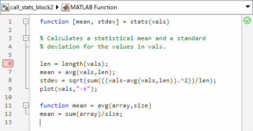 Debugging a MATLAB Function Block - MATLAB & Simulink ... plotting pv diagram matlab 