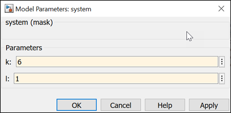 model mask parameters