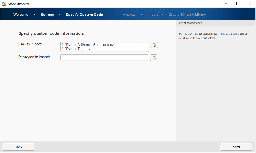 Python Importer source code