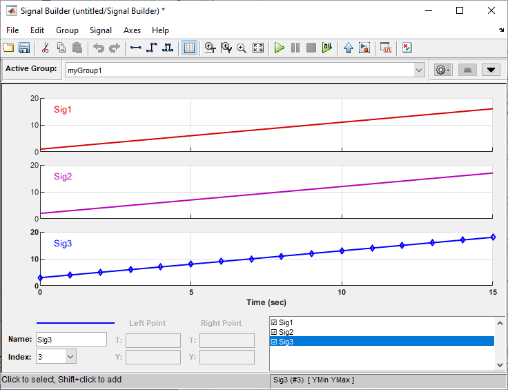 Create And Edit Signal Data Matlab Simulink