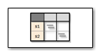 Block icon for state transition table.