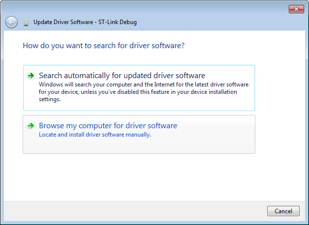 st-link debug