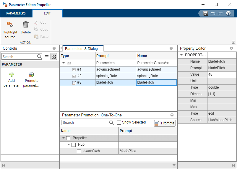 Parameter Editor Tool