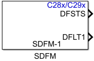 F2807x/F2837xD/F2837xS/F28004x/F2838x SDFM block