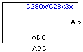 C280x/C2833x ADC block