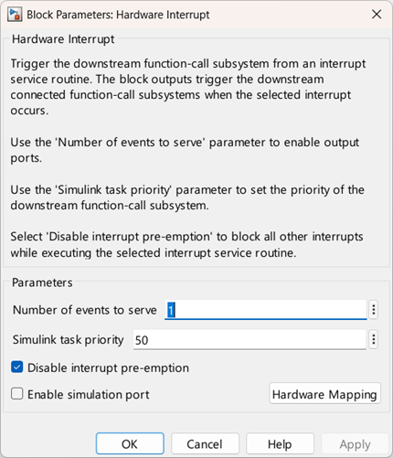 Hardware interrupt