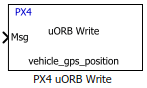 PX4 uORB Write block