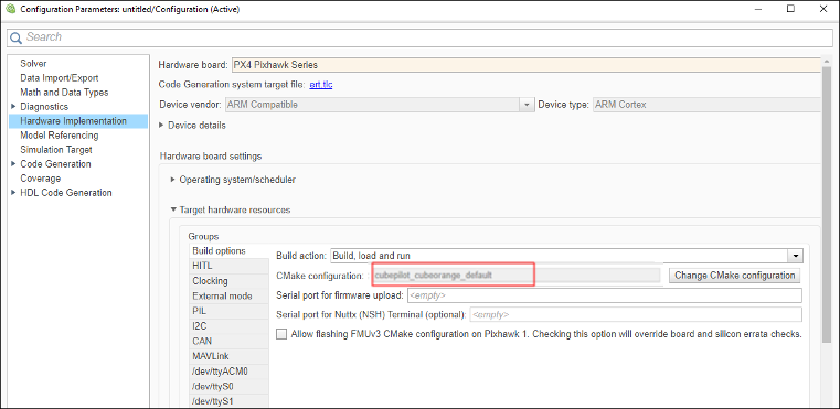 CMake configuration