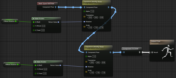 Unreal Editor blueprint connections