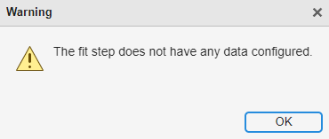 Warning dialog box