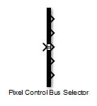 Pixel Control Bus Selector block