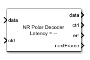 NR Polar Decoder block