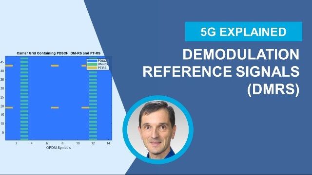 Learn about demodulation reference signals (DMRS) in 5G New Radio, including their use in channel estimation and the different configurations for signal and multi-user MIMO.