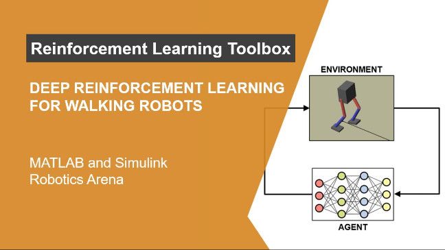 Use MATLAB, Simulink, and Reinforcement Learning Toolbox to train control policies for humanoid robots using deep reinforcement learning. 